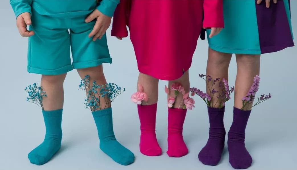 kolorowe skarpetki dla dzieci