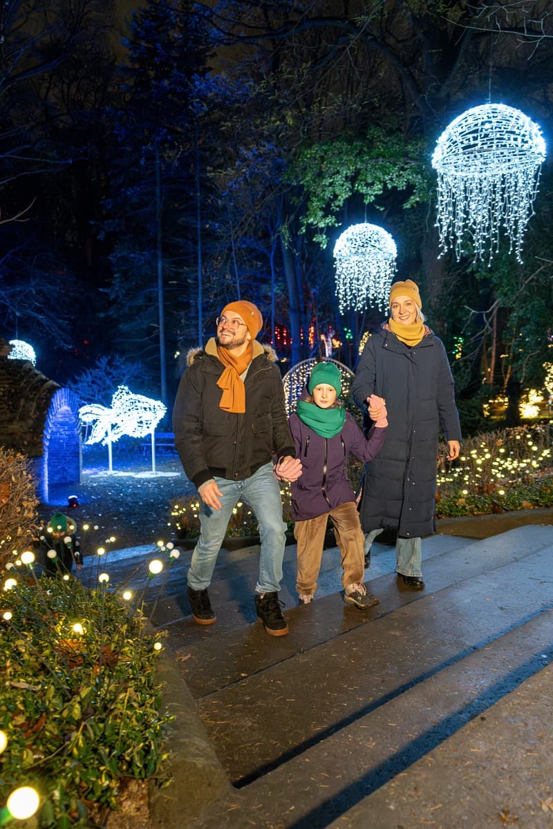 ogród świetlny atrakcje