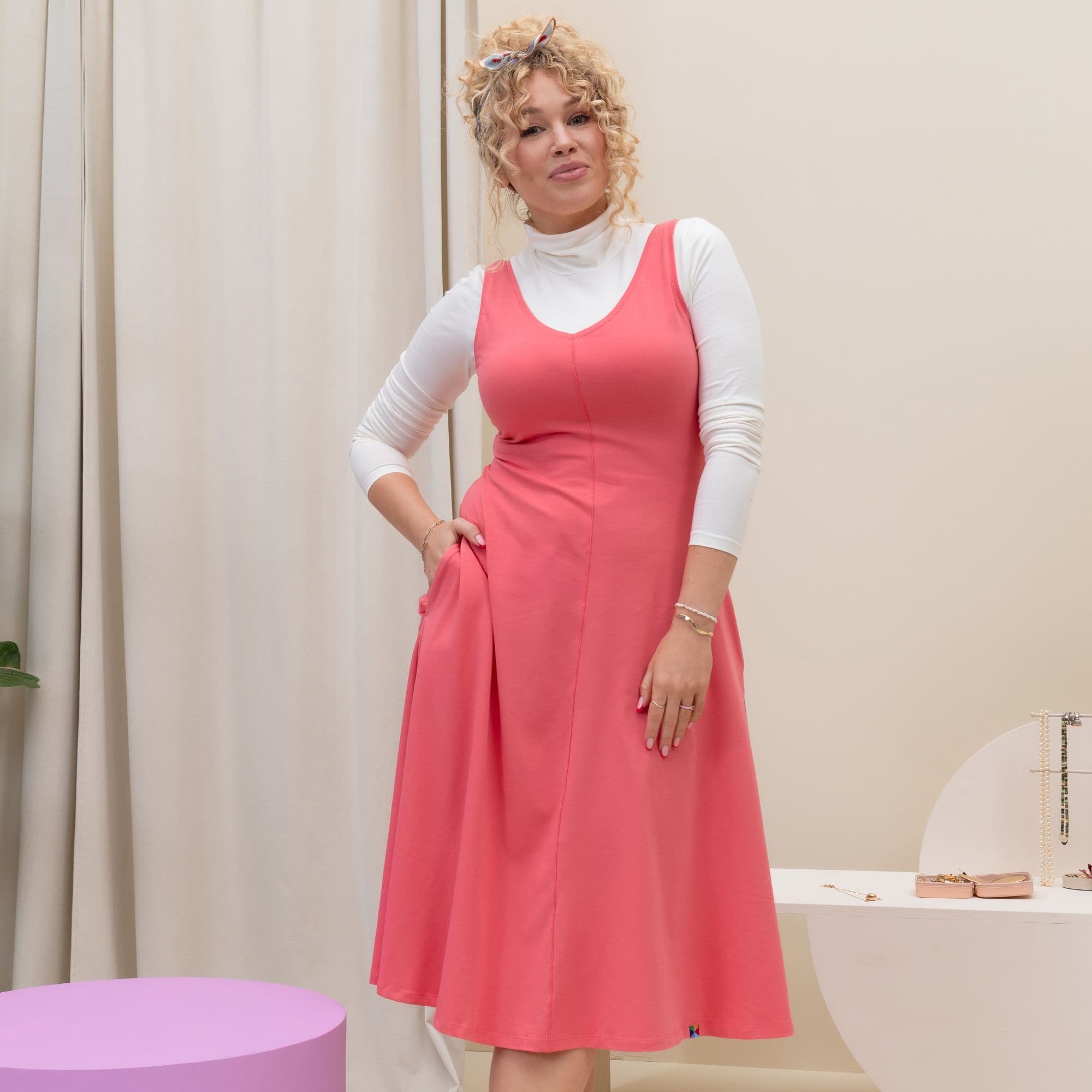 komfortowa sukienka damska