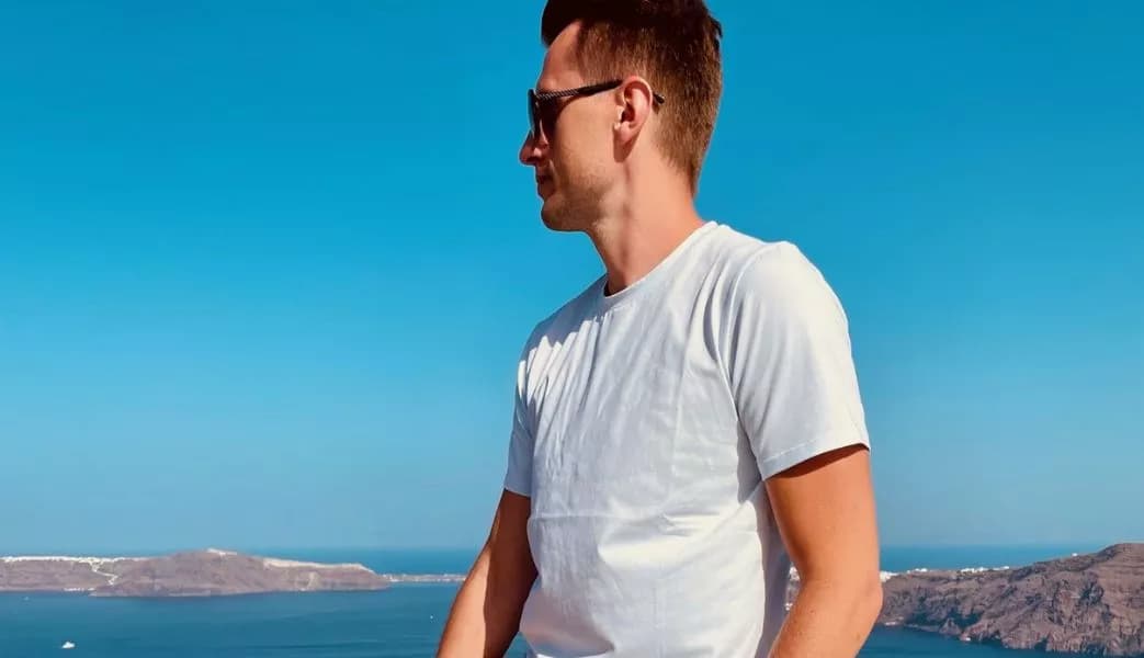 stylizacje wakacje męska